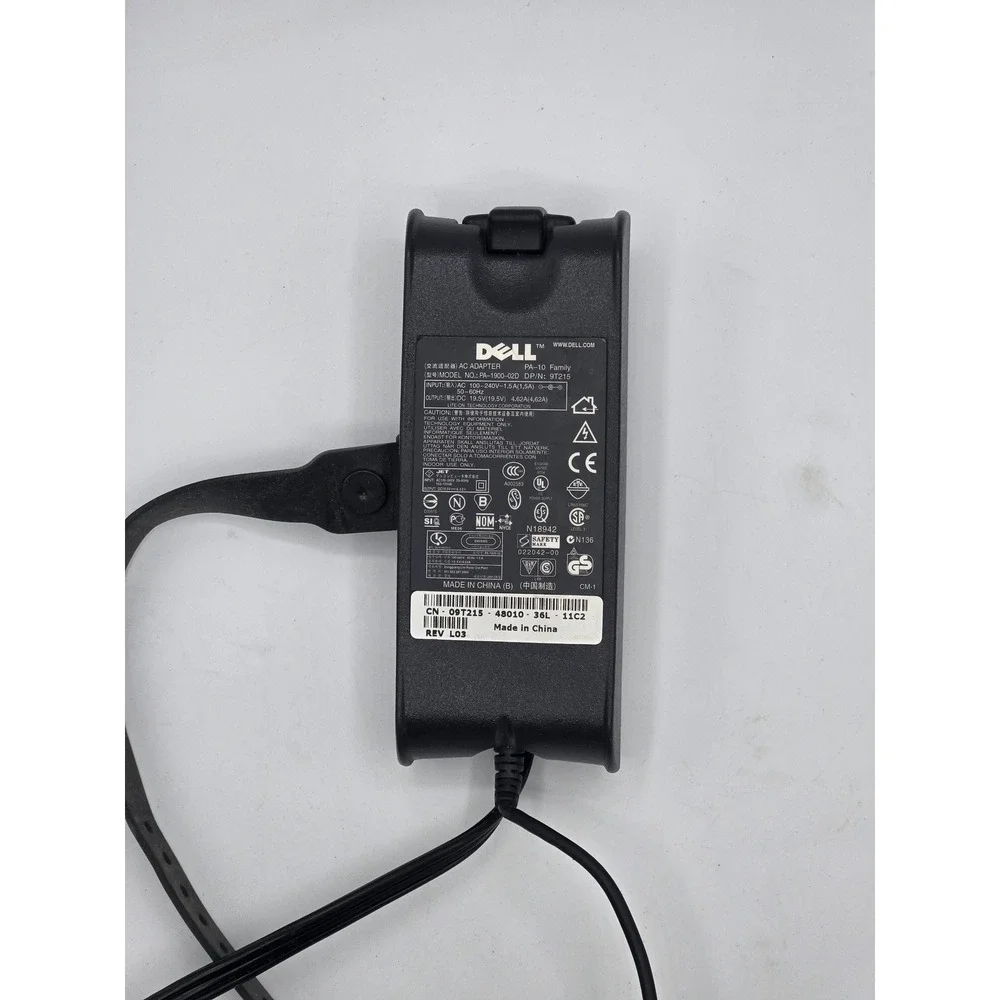 Dell AC Adapter Power Supply PA12 19.5V 3.34A 65W‎ Laptop Charger 74X5J